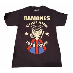 Ramones England 1976 Tour Tribute Band T Shirt Size‎ Small